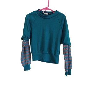 Energie‎ Dark Teal girls 80's Inspired long sleeve